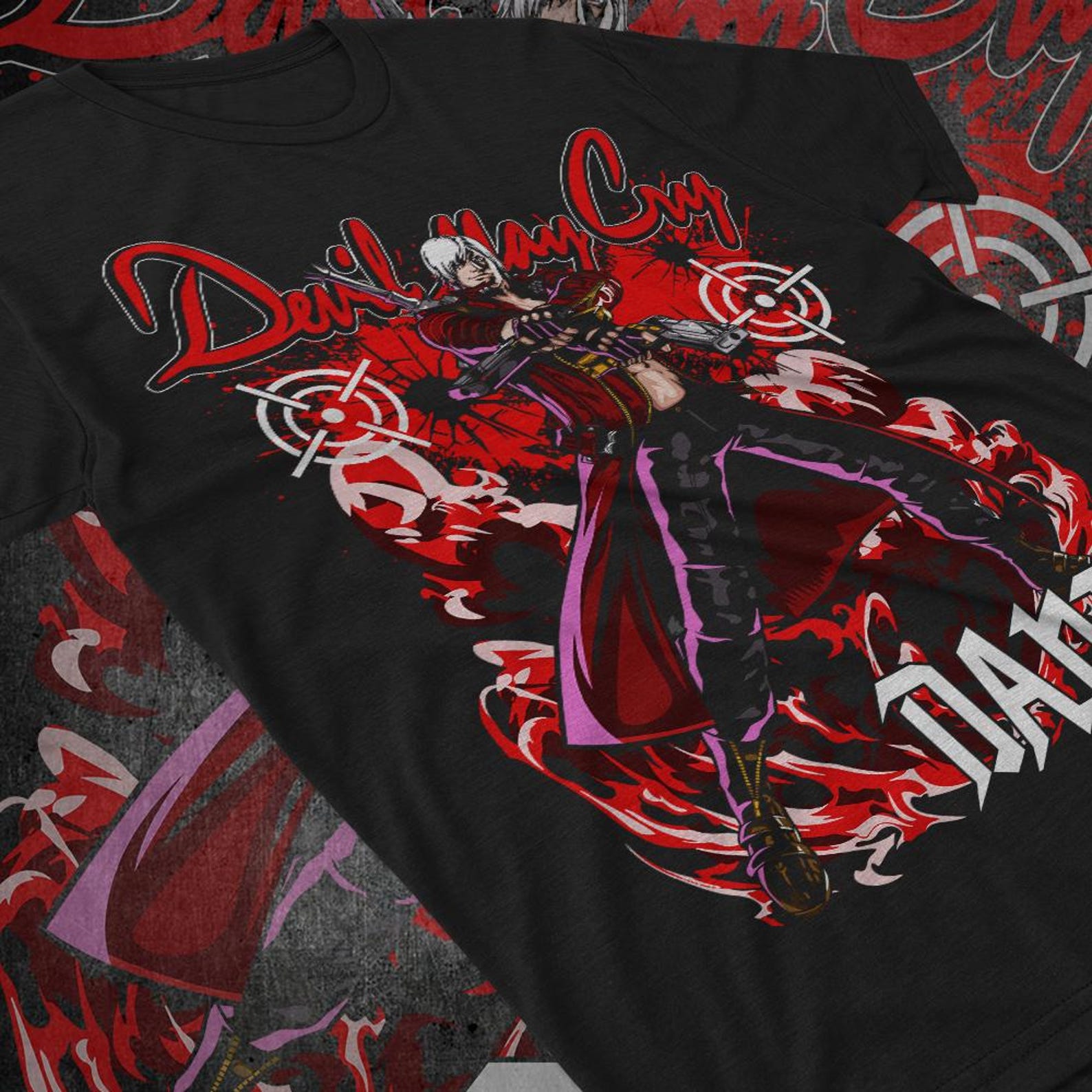 Унисекс футболка Dante Shooting DMC Premium, Унисекс футболка May Cry DMC3 Premium S