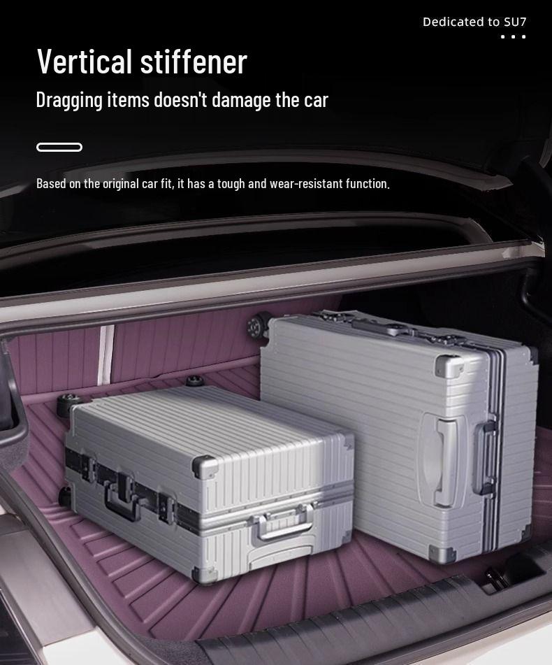 Xiaomi SU7 Trunk Mat: Durable TPE Protective Backrest Pad and Tail Box Interior Accessory.