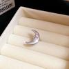 European and American Metal Starfish Moon Sun Flower Ear Clips Light Luxury High-end Earrings Fashion Simple Commuter Earrings Women