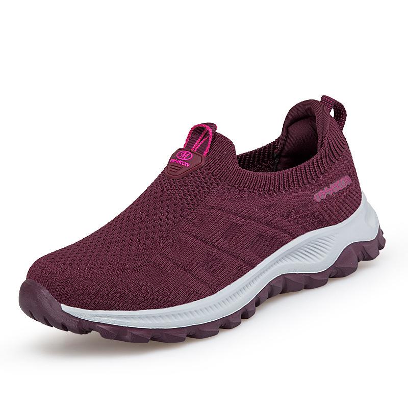 Casual shoes shoes sports fly-woven summer travel shoes mother shoes mesh