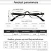 New Fashion Reading Glasses Men High Quality Prescription Eyeglasses Frame Optical Clear Lenses