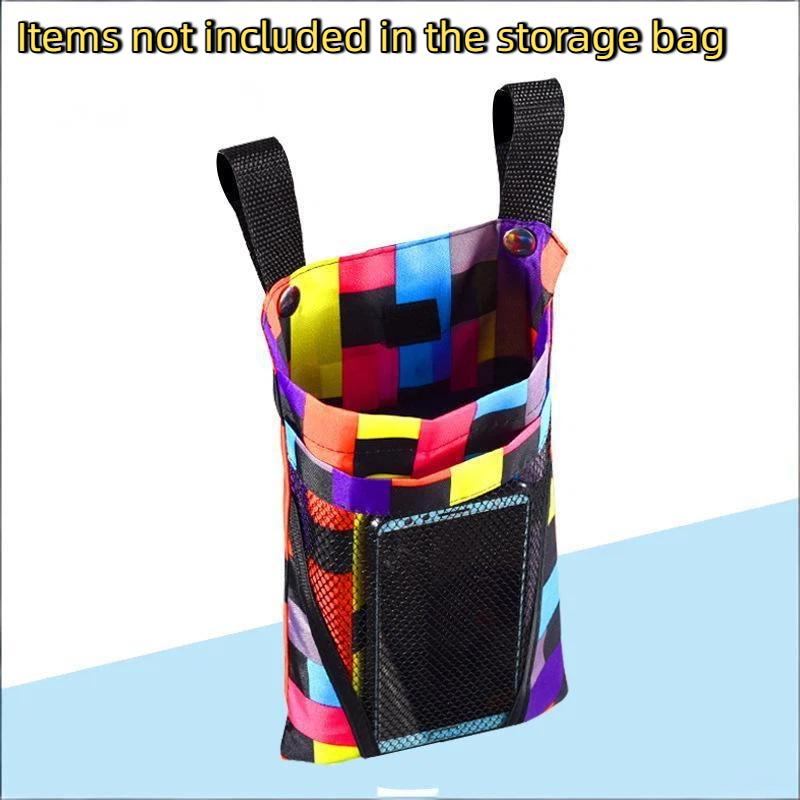 Bicycle Storage Bag Detachable Front Handlebar Basket Large Capacity Waterproof Pocket for Commuting Cycling