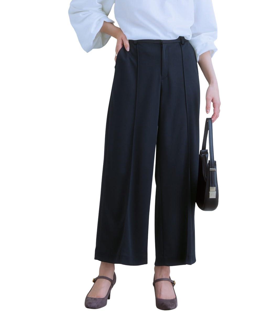 

Pants Leg Pants Jersey Available in Larger Sizes Navy Size 6L [Nissen] Women s (Sold Separately) - Semi-Wide (Pique Series) - - -