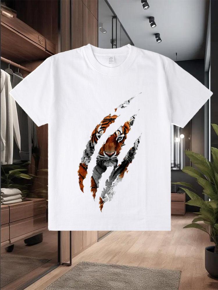 2025 New - Style Pure Cotton Men's T - Shirts  Perfect for a Trendy and Casual Summer