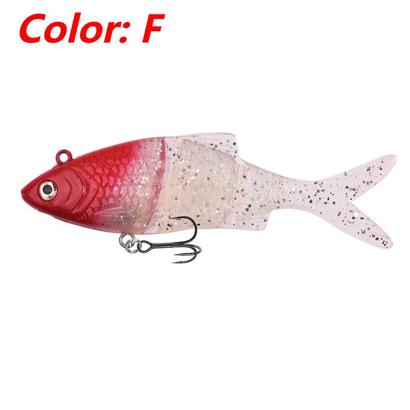 12cm/31g Multi-Section Bionic Soft Fish Lure for Long-Cast Sea Fishing