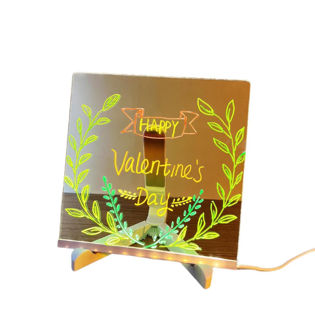 LED Drawing Board, Children's Light Board, Reusable Graffiti Board, Acrylic Writing Board, Educational Drawing Toys, Fluorescent Drawing Board