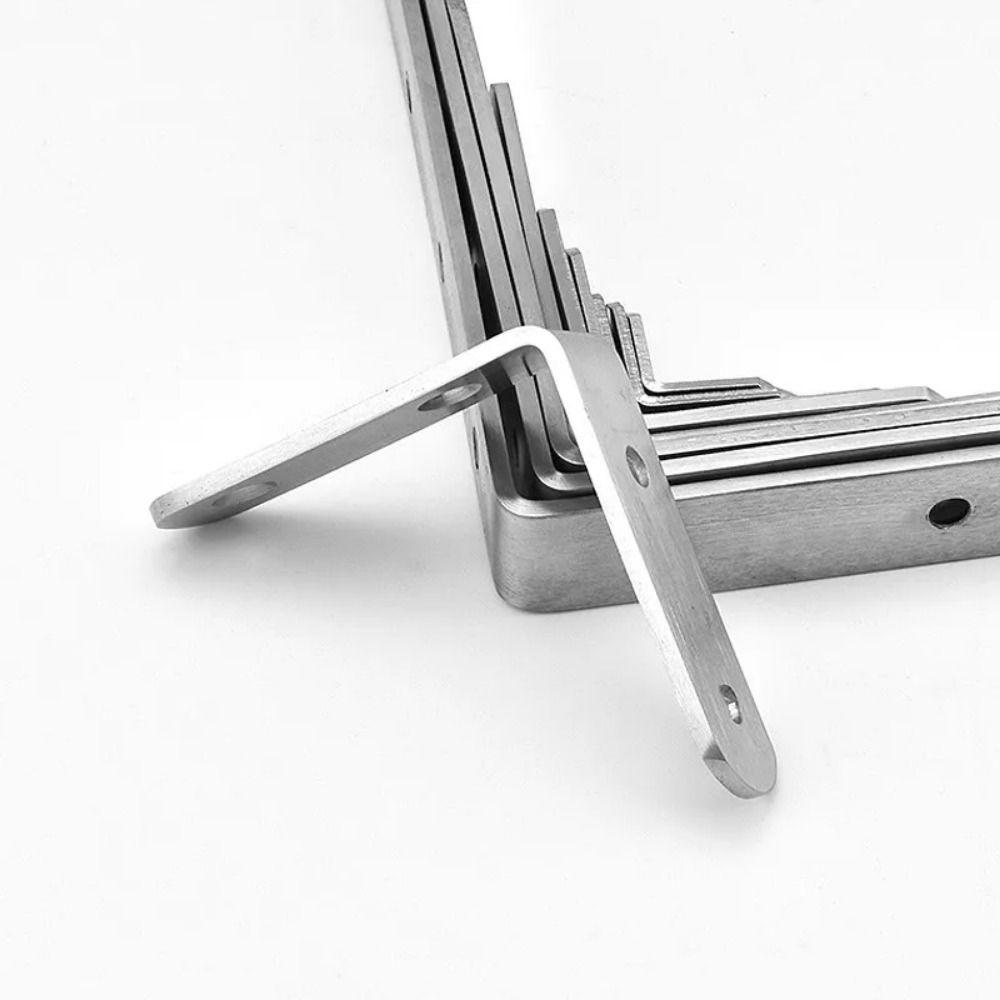 1Pcs Cabinet Screens Wall Angle Bracket Furniture Fastener 90 Degree Right Angle Corner Brace Joint SUS304 Stainless Steel