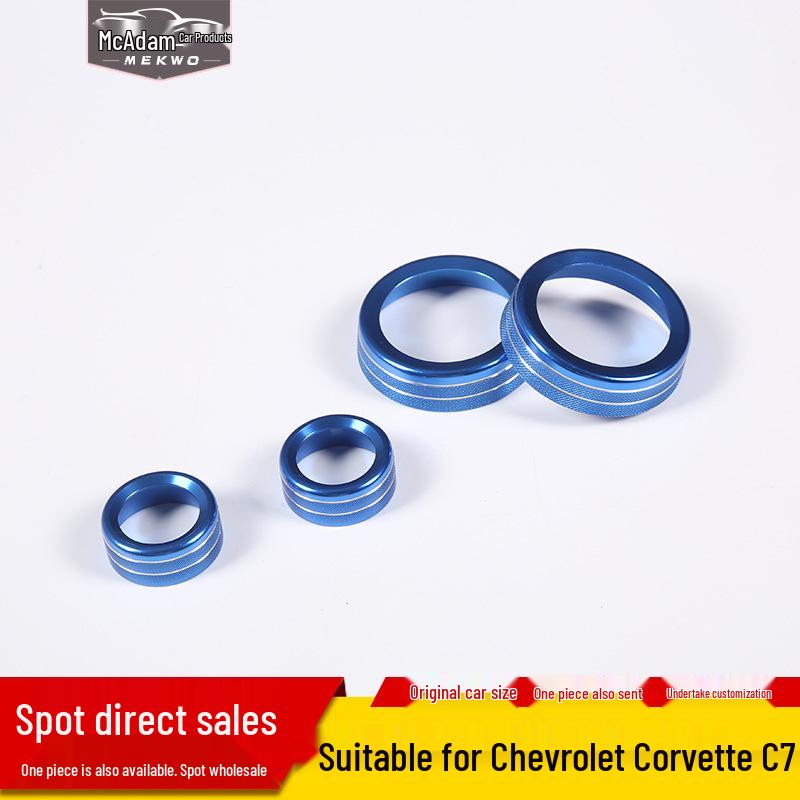 14-19 Chevy C7 Corvette AC Volume Knob Ring Mod