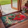 Crystal Velvet Rug Custom Name Text, Soft Non Slip Floor Mat Home DecorMorocco Football