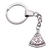Christmas Snowman Charm Keychain Winter Holiday Key Ring 30mm Ring