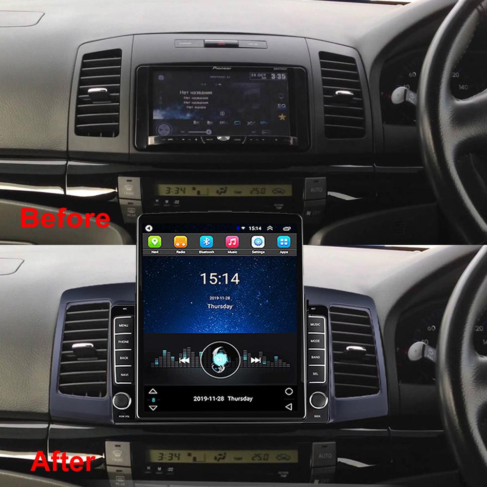 9.7'' Android Car Radio Carplay For Toyota Allion Premio T240 2001-2007 Tesla Vertical Screen Autoradio Multimedia Player 2+32GB
