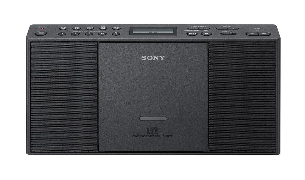 Sony CD Radio ZS-E30: FM/AM/Wide FM Compatible, Black ZS-E30 B