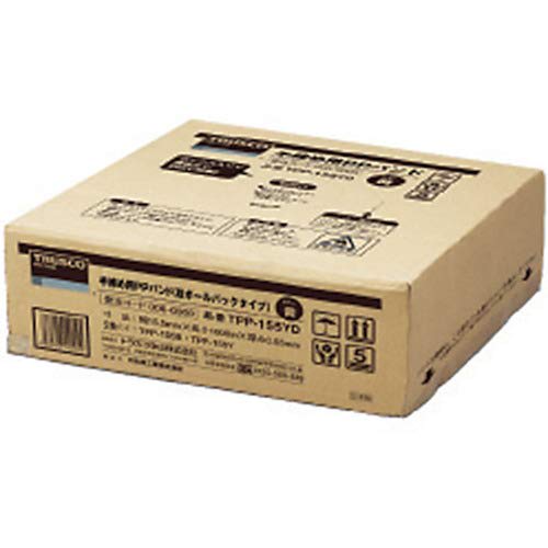 TRUSCO Hand Tightening PP Band 15.5mm X 1000m Roll Cardboard Pack Yellow TPP-155YD