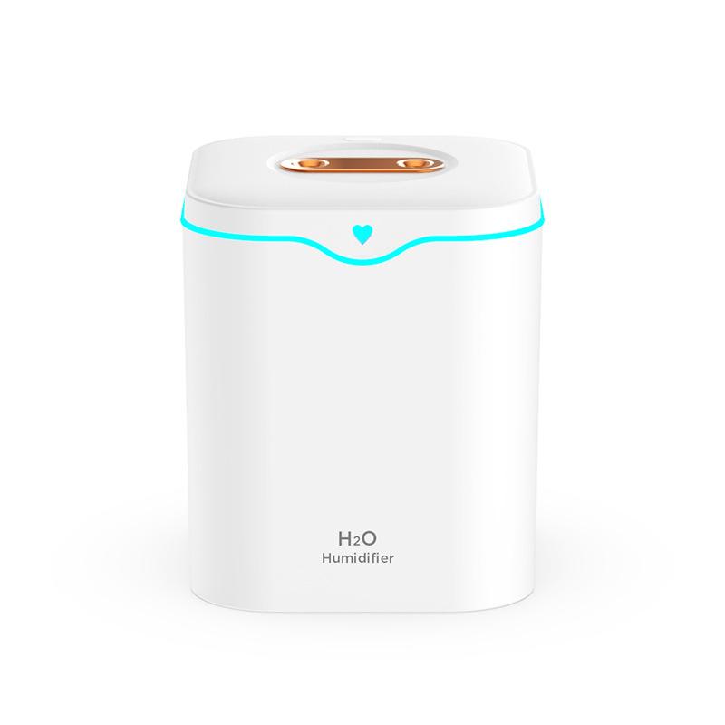 New USB Humidifier Silent Double Spray 2000ml Large Capacity Household Lamp Air Conditioning Room Air Humidification Spray 2025