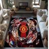 Tappeto in Flanella Stampato Manchester United Antiscivolo Morbido Poliestere Tappeto per Pavimento Tappetino Decorativo per Interni per Camera da Letto Soggiorno Divano