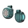 Přenosný klipový ventilátor, Nositelný osobní ventilátor, Mini tichý bezlopatkový ventilátor, Malý pásový ventilátor s 5 nastavitelnými rychlostmi, Dobíjecí chladicí ventilátor s otočným pohybem o 360° pro