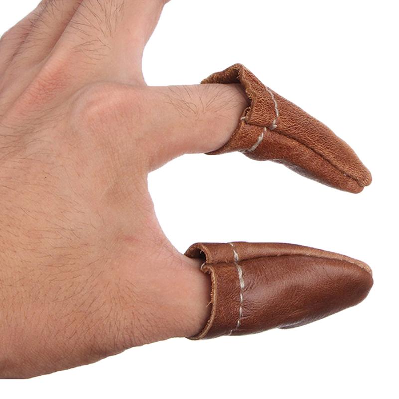 

2 шт. безопасная кожаная игла для валяния большого пальца, защитный наперсток, инструмент для вышивки вручную