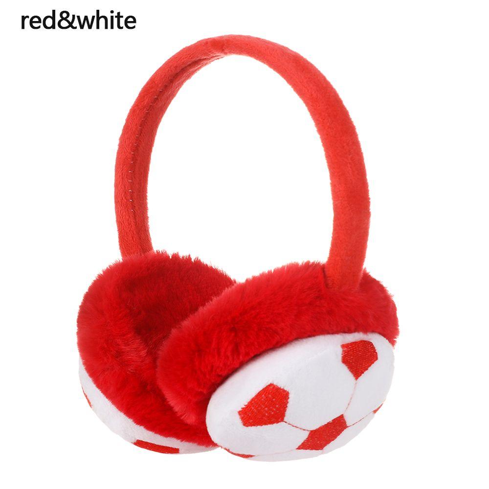

Boys And Girls Football Embroidered Children Earmuffs Cover Ears Headband Plush