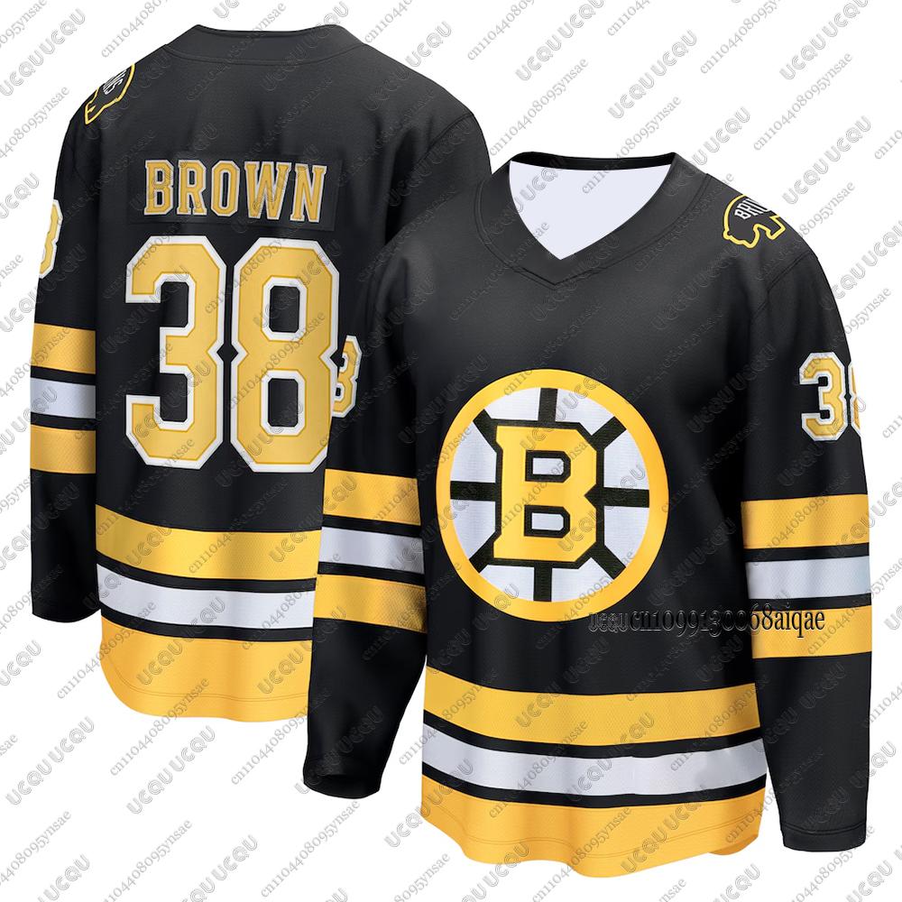 Nuove maglie da hockey su ghiaccio Autunno Inverno per Uomo Maglie da hockey Boston Bruins T-shirt sportive casual a manica lunga Maglie da donna Uomo