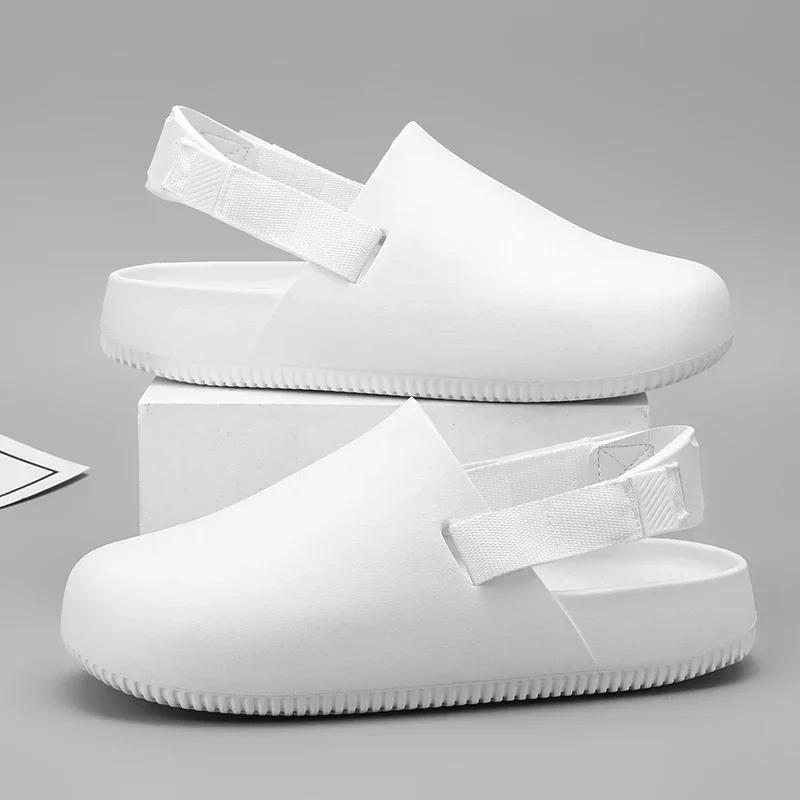 Casual Outdoor Sandals EVA Slides Flip-Flops Beach Sandals Summer Men Platform Slippers Garden Shoes Comfortable Slippers Male