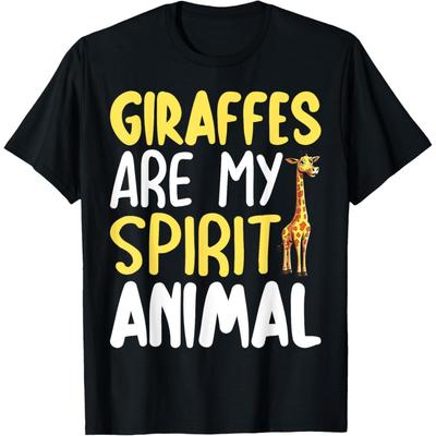 Giraffes Are My Spirit Animal Giraffe T-Shirt