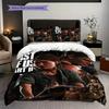Survival Postapocalyptic World Three-piece set (1 * duvet cover + 2 * pillowcase, without core) 2D Flat Bedding set Duvet cover and pillowcase