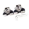 2Pcs LED Light Bar Mounting Bracket A Pillar Hood LED Pod Light Mount Bracket Clamp Holder for Car