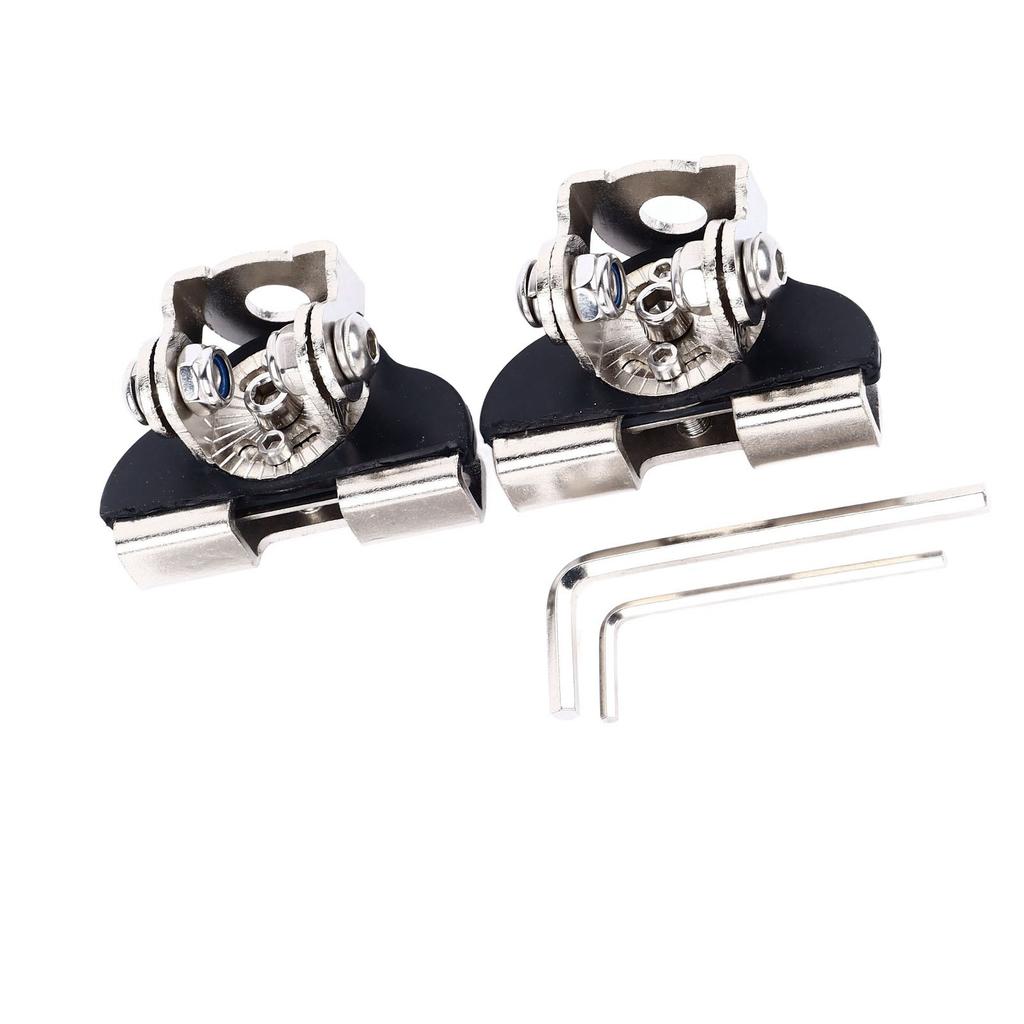 2Pcs LED Light Bar Mounting Bracket A Pillar Hood LED Pod Light Mount Bracket Clamp Holder for Car