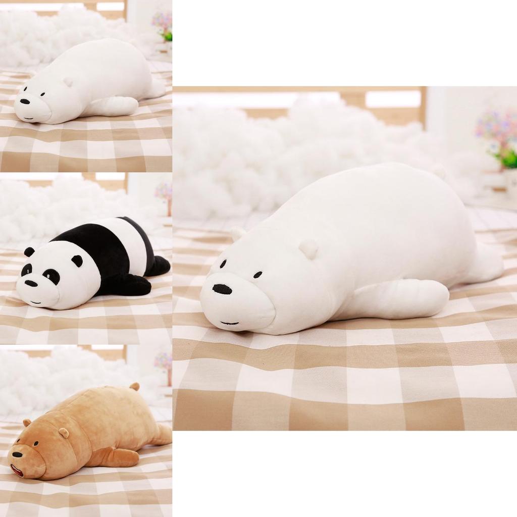 Wir Bären Kissen Cartoon Bär Grizzlybär Panda Weich Gefüllt Plüschtier Puppe Entzückend Und Kuschelig