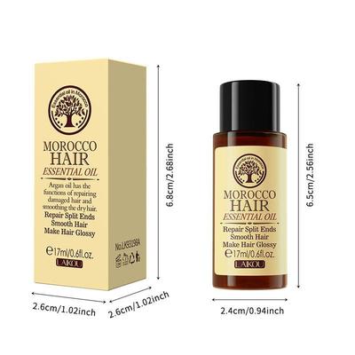 Moroccan Hair Repair Damaged Product Hair Growth Essential Oil Hair Care Nursing Argan Oil 17ml