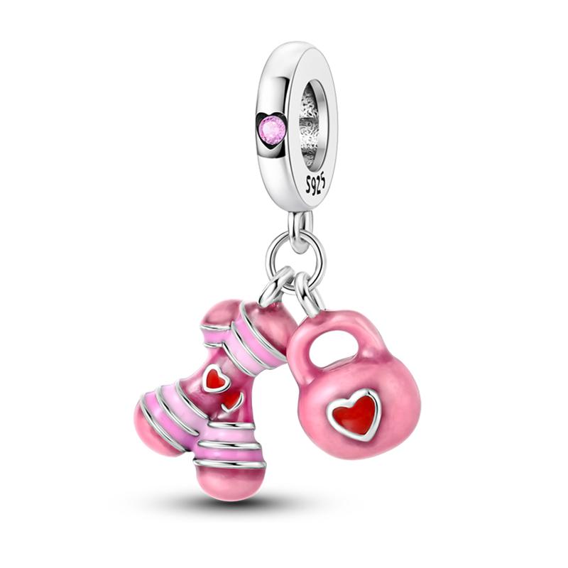 Copper Volleyball Baseball Badminton Golf Sports 3Mm Charms Beads Pendants Birthday Party Fine Diy Jewelry Gifts