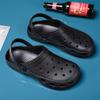 Extra Large Size Men's Sandals Bag Head Hole Shoes Driving Cool Slippers Wading Non-slip Beach Shoes