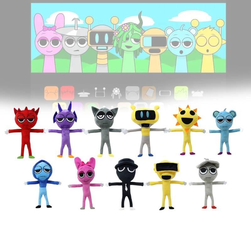 Plush Sprunki Toy Cartoon Gaming Peripherals Holiday Gift Dolls Children Boys