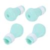 4Pcs Pet Bathing Foot Cover Silicone AntiScratch Cat Paw Protector Pet Supplies for Bathing(Green )