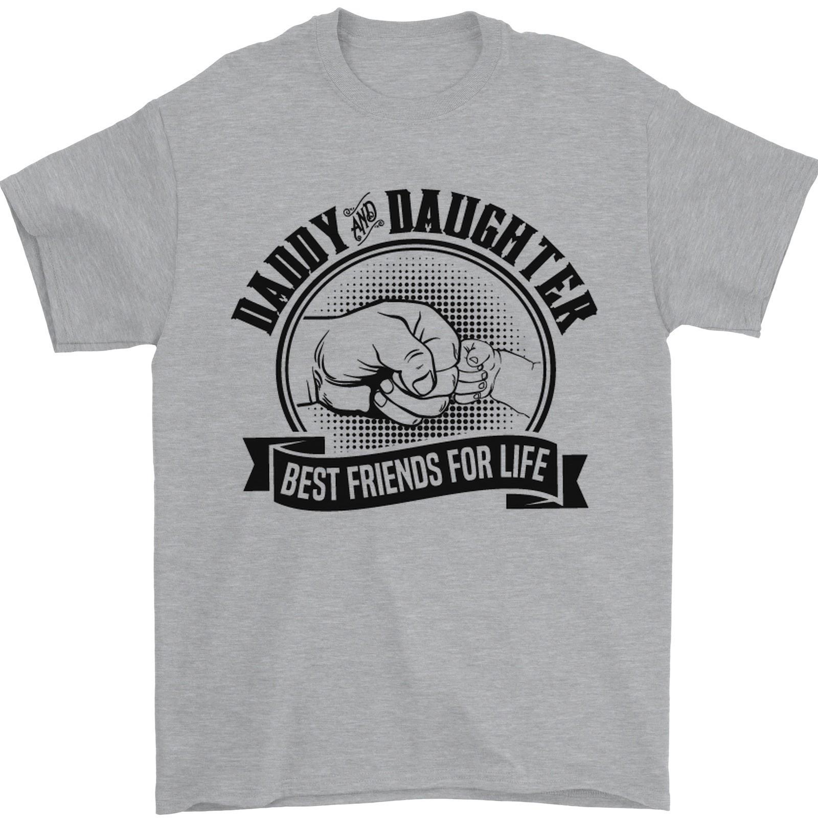 Daddy & Daughter Best Friends Fathers Day Mens T-Shirt 100% Cotton 4XL
