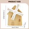 Wind up Music Box Wood House Windmill Small for Kids Women Home Decoration Ornament Birthday