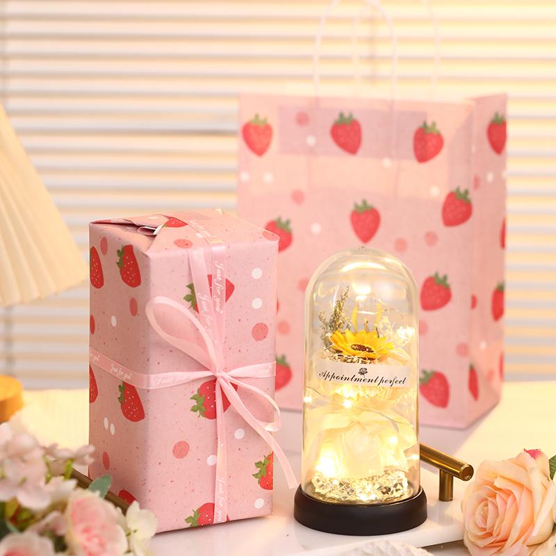 Rose Bouquet Night Light – Ideal Birthday Gift for Women, Friends, or Classmates