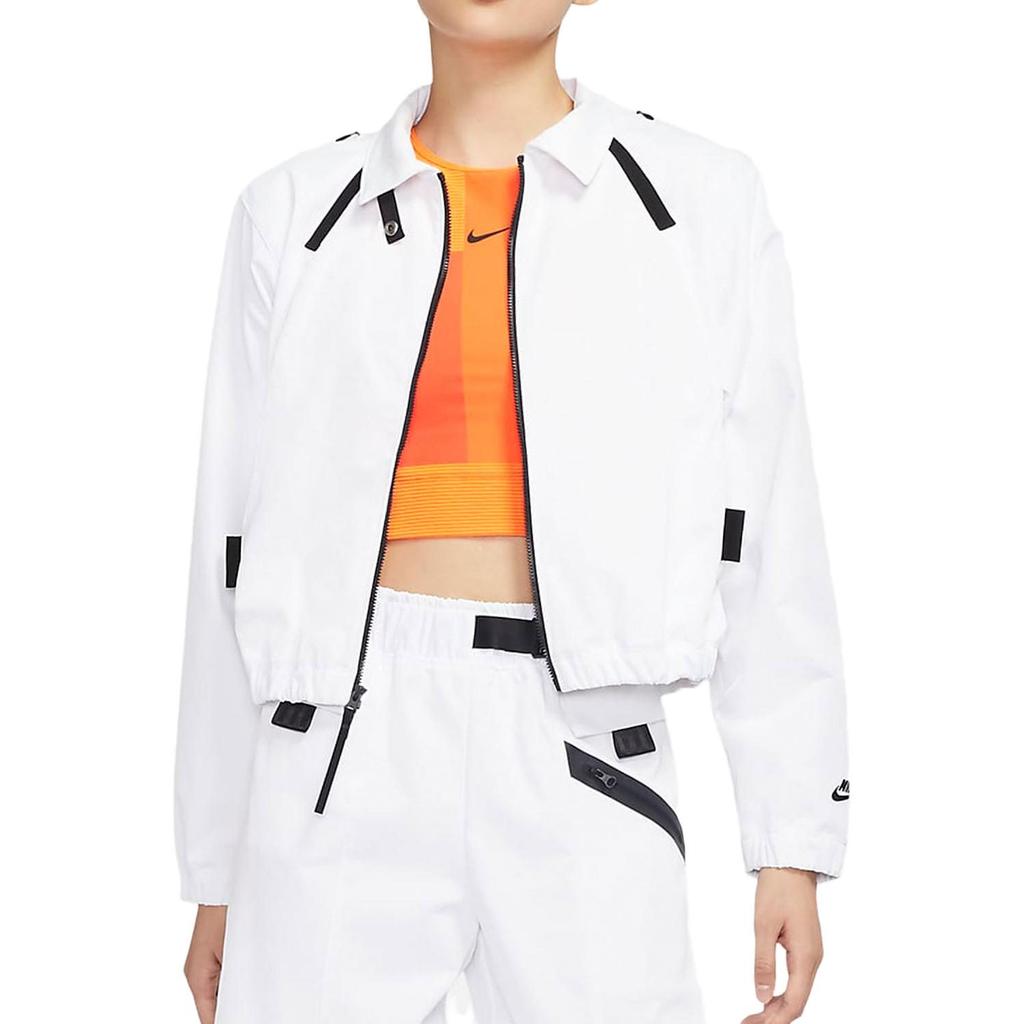 Nike Sportswear Women's Breathable Sport Zip-Up Jacket White DD4609-100