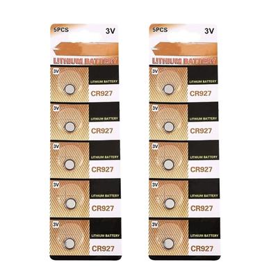 5/10Pcs CR927 Button Cell Batteries 3V Lithium Batteries Replacement for Watches Calculators Remote Control Toy