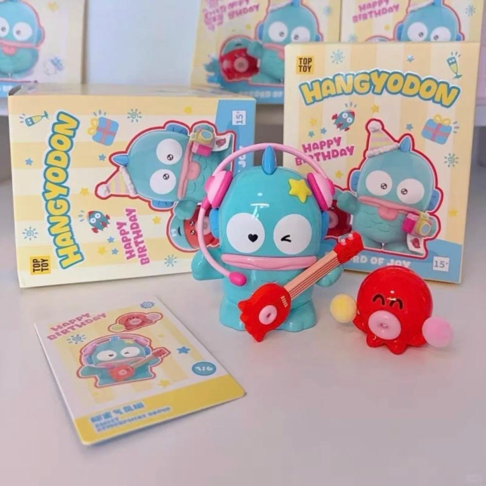 Original Sanrio Charaktere Hangyodon Happy Birthday Serie Trendiges Spielzeug Blind Box Ornamente Cartoon Niedlich Kindergeschenke