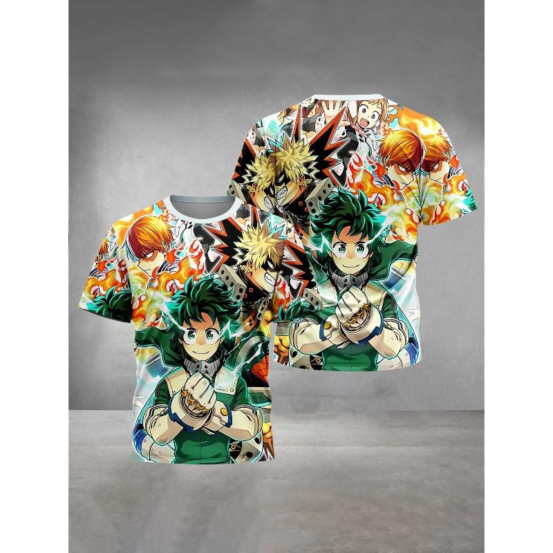 Children's Clothing Casual Comfortable Short Sleeve Fashion Cartoon Printed T-Shirts Boys