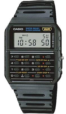 Ceas cu funcție de calculator Ceas calculator Pachet simplu fără cutie de prezentare Model negru de peste mări [Casio] CA-53W-1Z [articol]