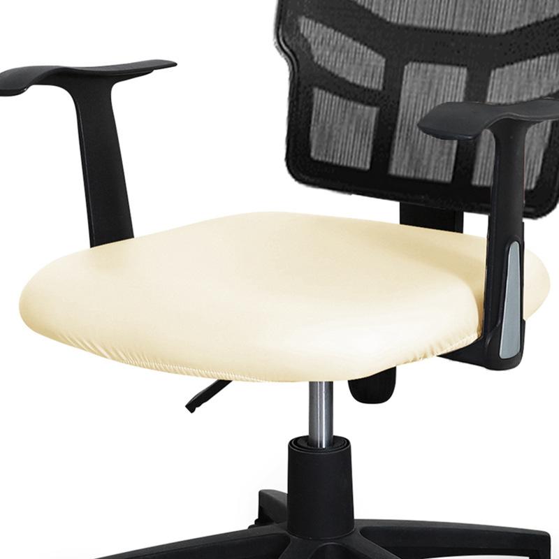 PU Leather Chair Seat Cover Elastic Computer Chair Seat Cover Waterproof Office Chair Seat Cover Chair Slipcover