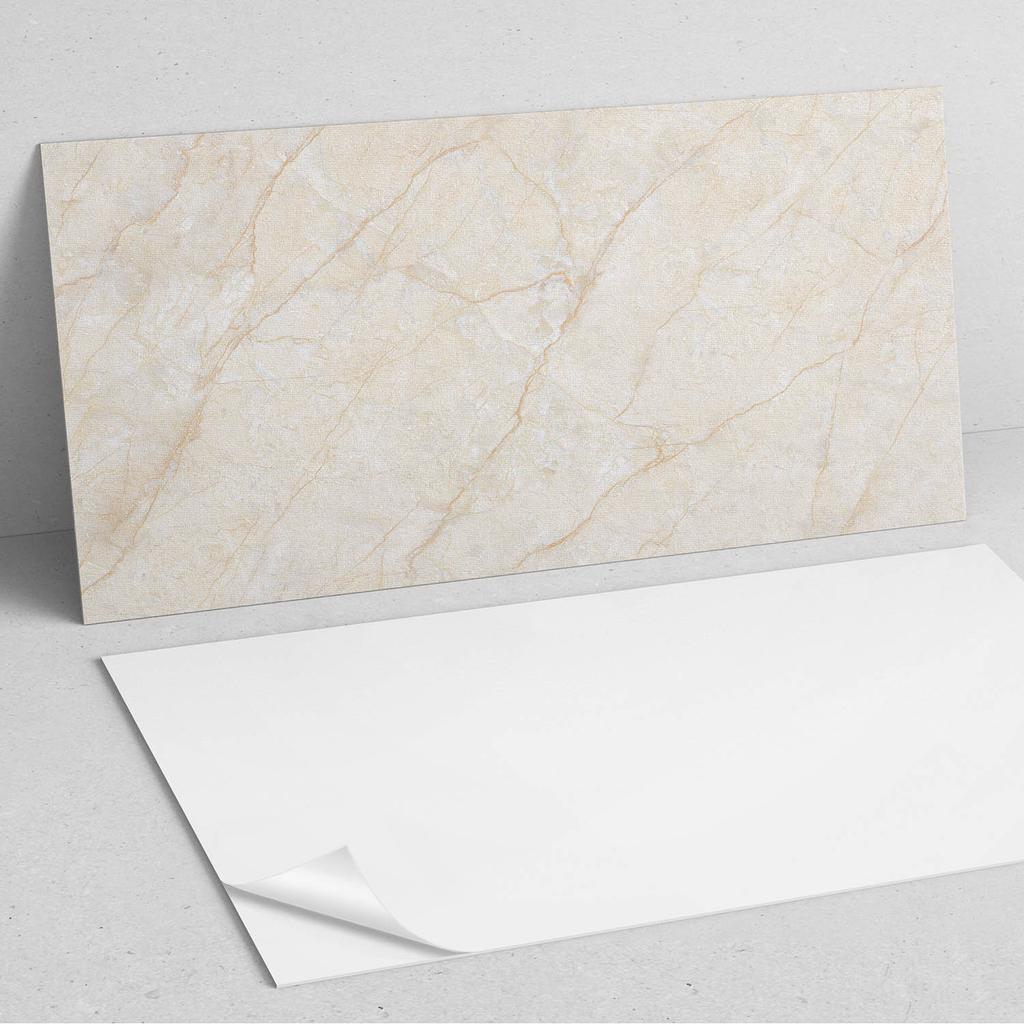 Dekor Winylowy Z Wzorem Samoprzylepny Do Sypialni 100X50 Cm Elegancki Wzór Marmuru