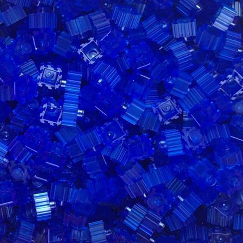 250 peças 8*8mm Cor Transparente Pixel Art Quebra-cabeça Micro Blocos de Construção DIY 3D Tijolo Pequeno Para Brinquedo Infantil Educacional Crianças