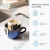 Blue Tokai Coffee Roasters Easy Pour Over Coffee Drip Bags & French Roast | Pack Of 2 | 10 Sachets Each Pack | Ready to Brew in 2 Mins