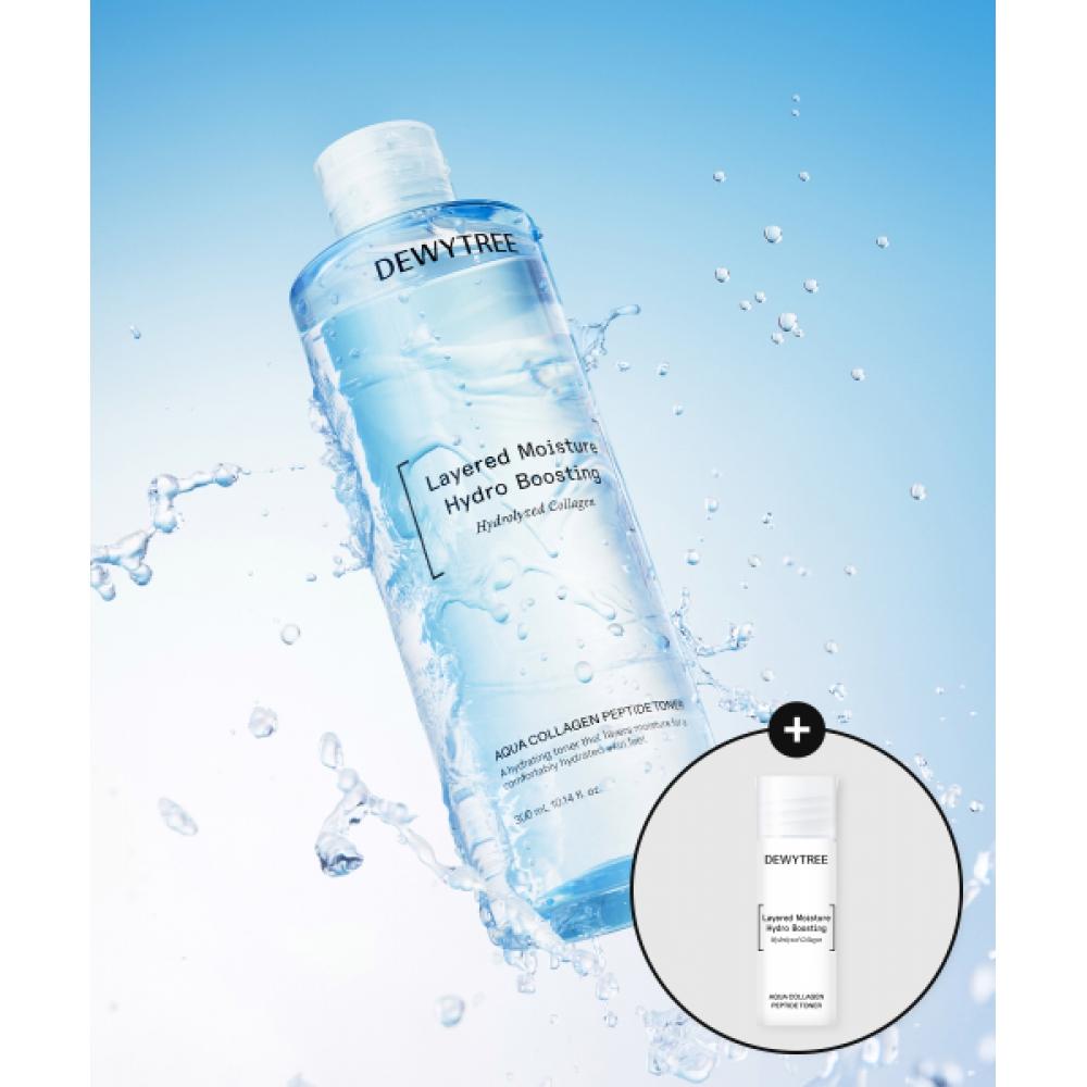

Dewytree [exclusive Sunlaunch] Aqua Collagen Peptide Toner 300ml 9ml Toner Gift NONE