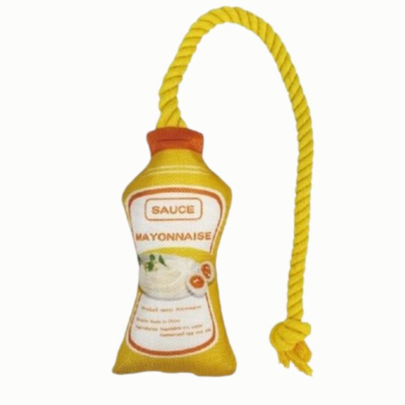 Pet Chew Toy Rope Knot Puppy Bite Resistant Interactive Toys Dog Chewing Toys Teeth Cleaning Interactive Pet Plush Toy