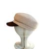 Autumn and winter hats, new newsboy hats, solid color simple cap, flat top women's outdoor fashion equestrian hats