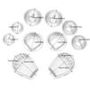 Handmade Aluminium Alloy Bath Bomb Molds Fizzy Crafting DIY Cake Mould Tools